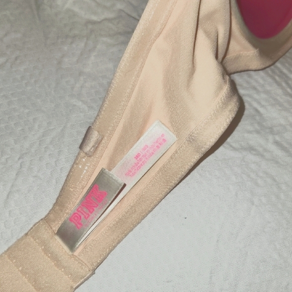 PINK Victoria's Secret Light Pink Strapless Bra - Picture 6 of 11